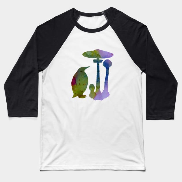 Penguin Baseball T-Shirt by BittenByErmines